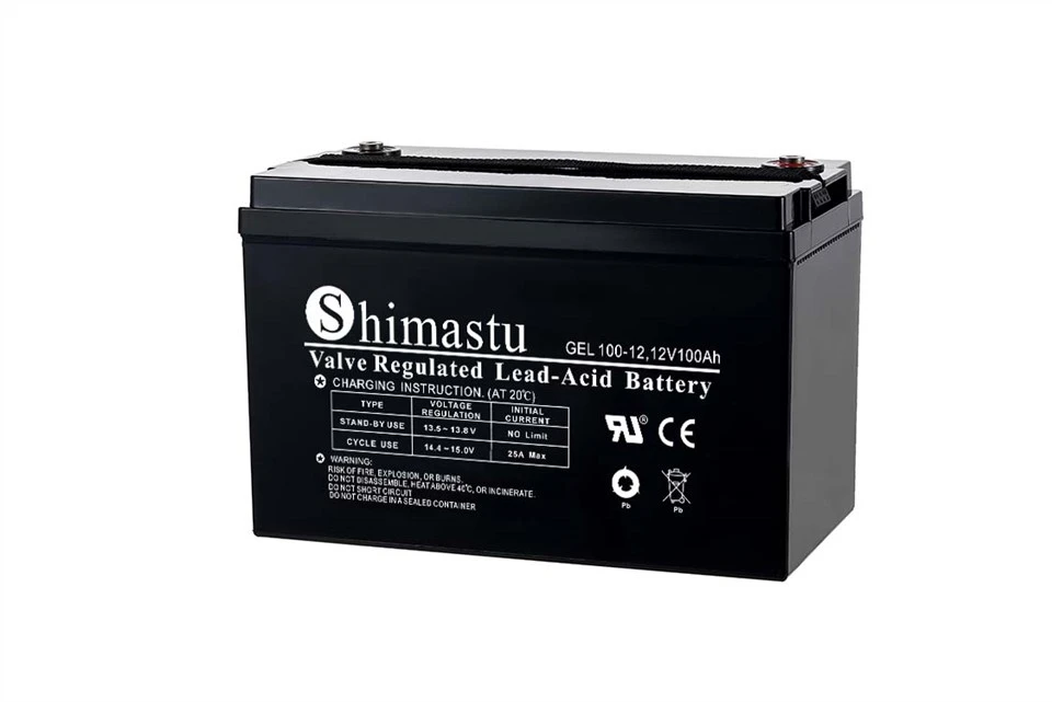 12V 100Ah GEL roj teeb