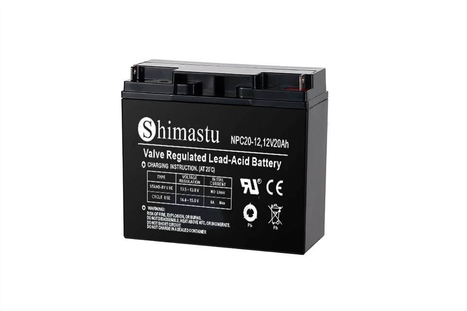 12v 20ah agm sib sib zog nqus voj voog roj teeb