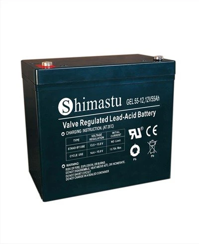 12V 55Ah GEL roj teeb