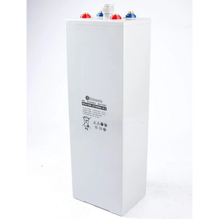 OPzV Tubular GEL roj teeb 2V1500AH